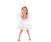 Role play-set for kids "Angel" (skirt, wings, halo)